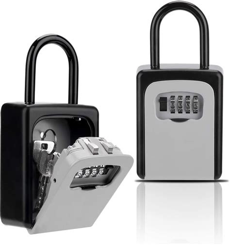 metal box with combination lock|realtor combination lock box.